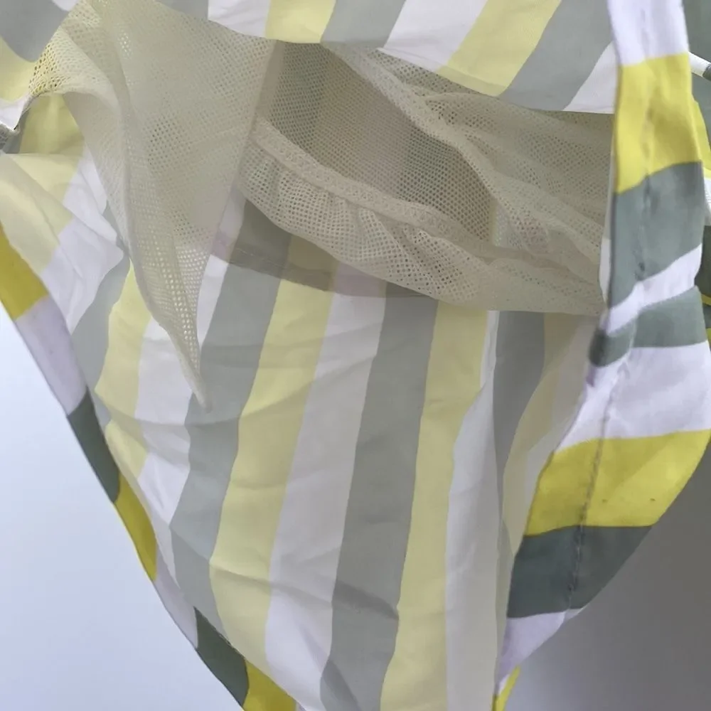 3For$20 Men's GoodFellow Yellow Strips Swim Trunks size Large